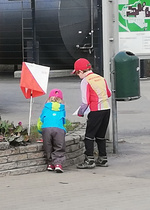 Rastilla käynti leimataan Emit-korttiin.