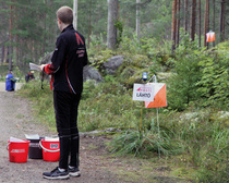 MuuRaTrailO2023 Petteri Hakala PreO:n lähdössä. Kuva Ej