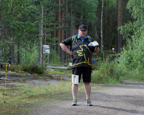 MuuRaTrailO2023 sprintin tarkin ja nopein Juha Hiirsalmi TuMe. Kuva EJ